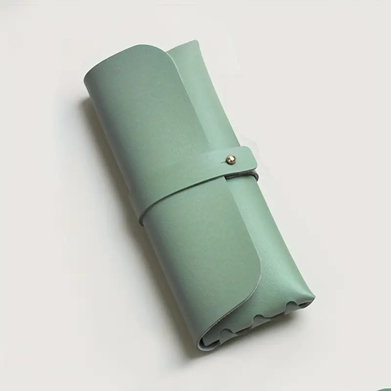 1pc Random Leather Pencil Case - Image 2