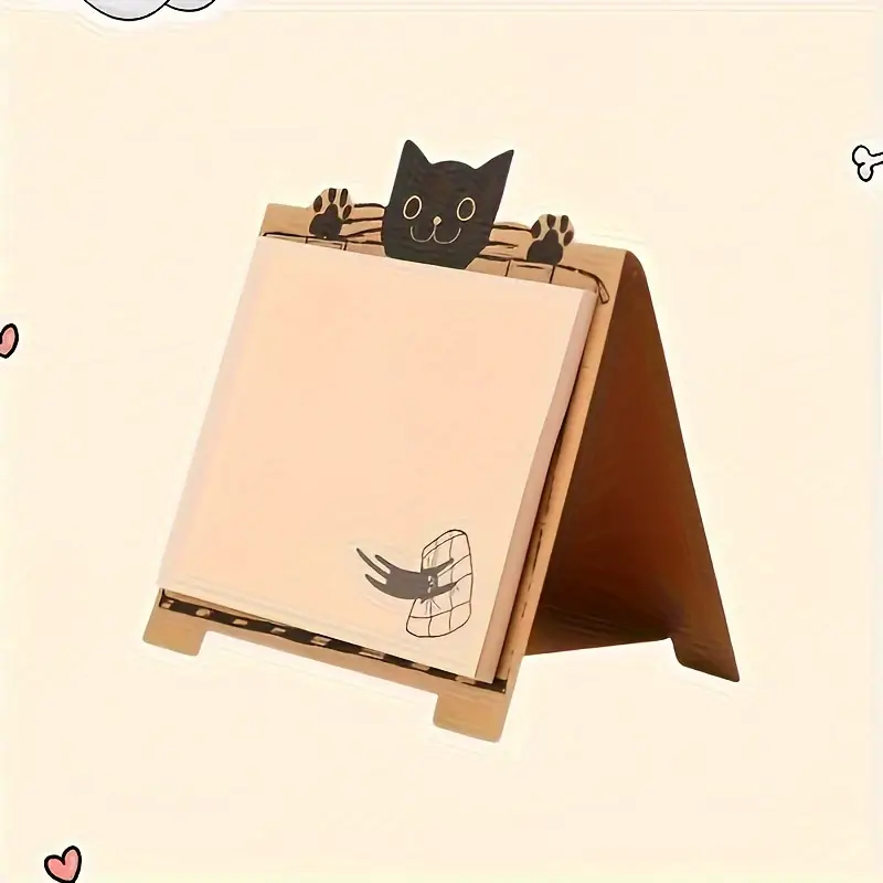 Chic Cat Themed Sticky Notes - Image 2