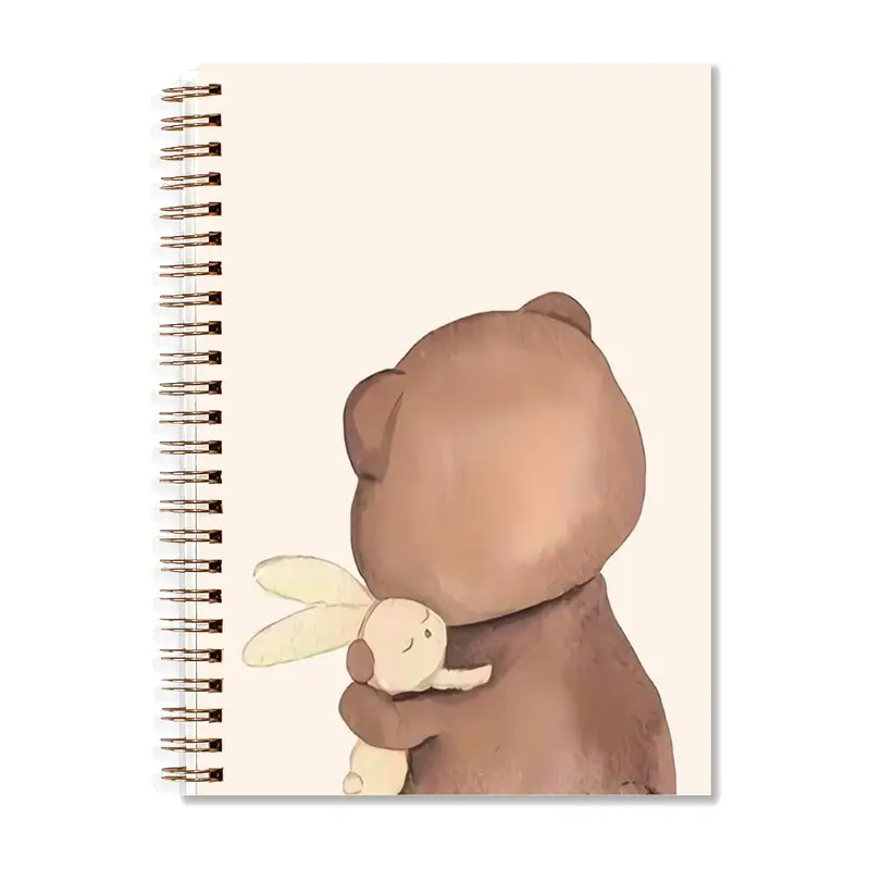 1pc Weekly Planner Cute Bear Hug JournalDaily Planner - Image 2