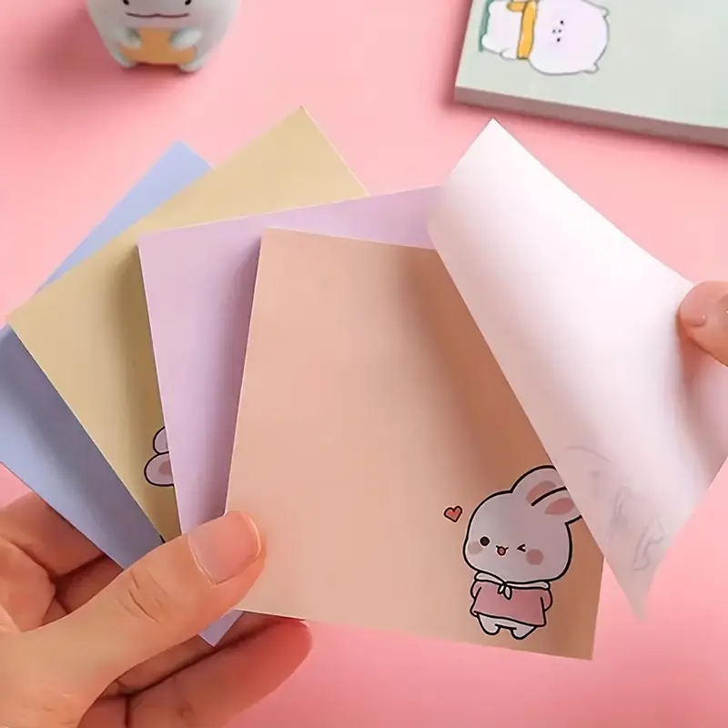 80pcs/set Cute Cartoon Animal Sticky Notes - Image 3