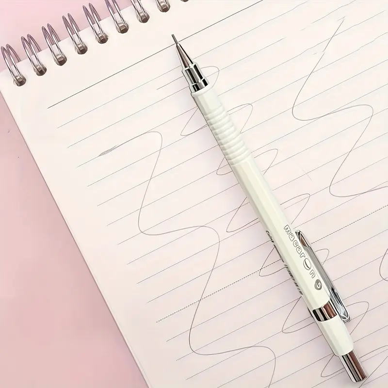 HB 0.5mm Macaron Color Mechanical Pencil Set with Extra Lead - Image 3