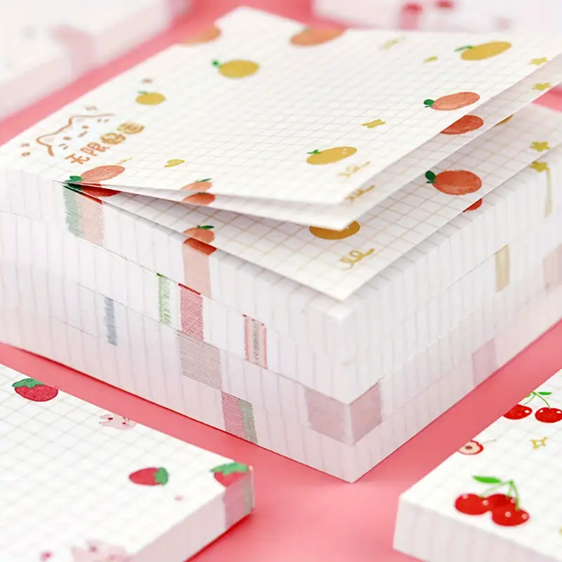 4pcs/set Fruit Pattern Sticky Notes - Image 2
