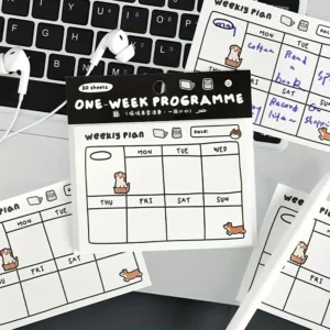 30 Sheets of Adorable Weekly Planners